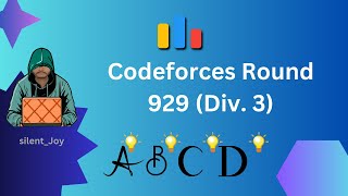 Codeforces 929 Div 3  A BC D solved codeforcessolutions cpp [upl. by Ecargyram]