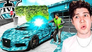 GTA 5 pero TODO lo que TOCO se CONVIERTE en DIAMANTE 💎🔥 Mods [upl. by Yasmar]