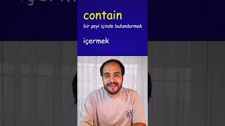 Contain Ne Demek [upl. by Yrrah]