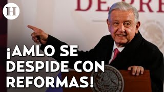 ¡Cierra con broche de oro AMLO se despide con firma de reformas a la GN y Pueblos Indígenas [upl. by Alcina]