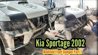 Kia Sportage 2002 Modified Front Bumper923335551245 [upl. by Cedell]