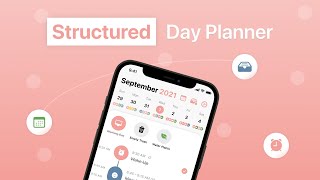 Structured  Day Planner App Trailer [upl. by Washburn]