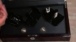 How to replace defective motor from TRIPLE TREE 6 Watch Winder [upl. by Meibers]