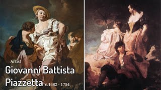 Artist Giovanni Battista Piazzetta c1682  1754 Italian Rococo Painter  WAA [upl. by Loretta]