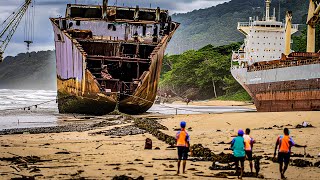 É ASSIM QUE OS NAVIOS SÃO DESTRUÍDOS AO SEREM APOSENTADOS [upl. by Marshal]