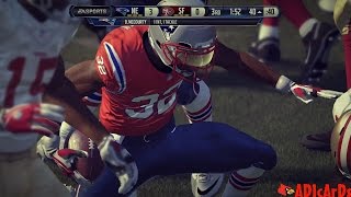 Madden 15  Stevan Ridley is Madden 15 Demarco Murray  BEAST MODE  Patriots vs 49ers [upl. by Florri]