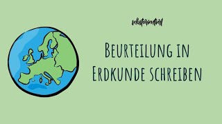 Wie schreibt man eine Erörterung  Beurteilung in Erdkunde  Geographie Klausur Beispiel  Aufbau [upl. by Joselyn132]