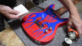 Episode 117 My 4 Step Process For Buffing A Guitar Clear Coat Finish [upl. by Winslow]