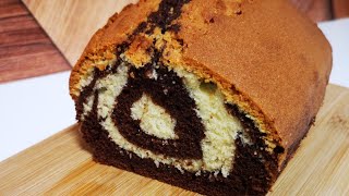 Very simple recipe The easiest and fastest cake You will make this cake every day Marbled cake [upl. by Yentrac]