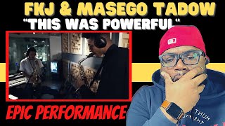 First Time Hearing  FKJ amp MASEGO TADOW REACTION [upl. by Glovsky705]