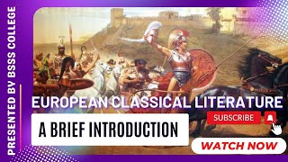 European Classical Literature A Brief Introduction [upl. by Annelak]