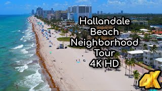 Hallandale in 4K  Broward County  Florida  Neighborhood Tour [upl. by Reaht]