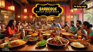 barbeque nation in hyderabad  bbq nation bbq nation spiceabids  Hyderabad bbqnationfood [upl. by Oelak]