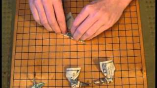 Origami Money Dollar Bill Boot Instructions [upl. by Madra673]