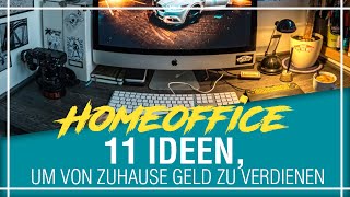 Homeoffice 11 Ideen zuhause Geld verdienen  Milou PD Heimarbeit [upl. by Kacy190]