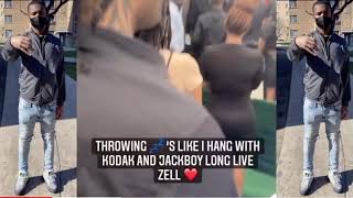 Muwop Oblock at Zell Munna Funeral [upl. by Veta]