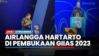 🔴LIVE Menteri Koordinator Bidang Perekonomian Airlangga Hartarto Membuka GIIAS 2023 ICE BSD [upl. by Jethro]