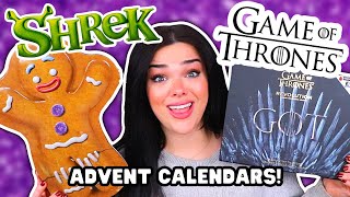 SHREK amp GAME OF THRONES ADVENT CALENDARS  Revolution Beauty Advent Unboxings [upl. by Remoh]