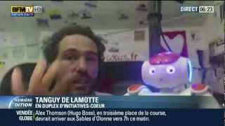 Tanguy de Lamotte et Nao en direct sur BFM TV  Première édition  le 30 janvier 2013 [upl. by Zelma]