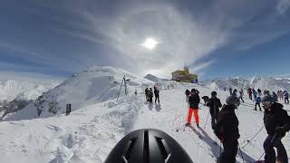 Sauze dOulx 1132024 Second ski day [upl. by Ninel380]