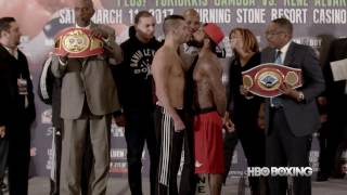 HBO Boxing News Lemieux vs Stevens WeighIn Recap HBO Boxing [upl. by Aneeres300]