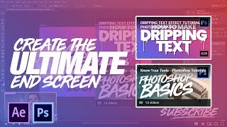 HOW TO MAKE THE ULTIMATE ANIMATED END FRAME Timelapse  Photoshop Tutorial [upl. by Leora175]