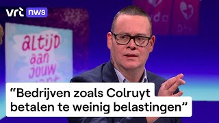 Raoul Hedebouw en Pieter Timmermans VBO in debat over belastingen [upl. by Rabma]