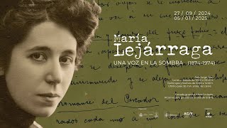 Exposición quotMaría Lejárraga una voz en la sombraquot [upl. by Amalea]