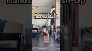 6 Handstand PushUp Exercises handstandworkout pushups calisthenics [upl. by Rasla516]