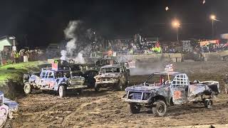 2023 Burnett county fair big truck demolition derby [upl. by Roos]