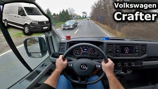 2021 Volkswagen Crafter 20 TDI AT  POV test drive [upl. by Glogau]