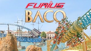 FURIUS BACO I La MONTAÑA RUSA MAS RAPIDA de PORT AVENTURA [upl. by Adora800]