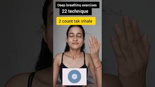 🥹 Deep breathing exercises For Stress and Anxiety yoga yt shorts [upl. by Ashti404]