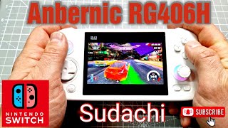 Anbernic RG406H switch games test I Sudachi emulator Nintendo [upl. by Tiphane517]