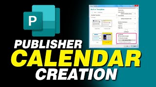 How to Create a Simple Calendar in Publisher [upl. by Asin198]