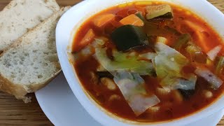 Italian Minestrone soup 🍲 מרק מינסטרונה איטלקי [upl. by Akila]