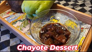 Chayote Dessert  Chayote in Spiced Syrup Chayote en Almibar  Sayote with Arnibal [upl. by Eelra]