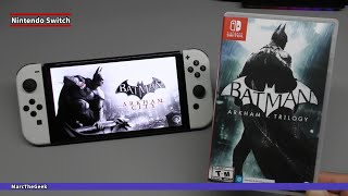 Batman Arkham City Nintendo Switch Gameplay [upl. by Frye]