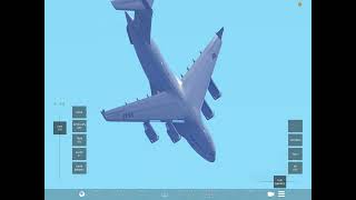 C17 crash  crash animation [upl. by Euqinue459]