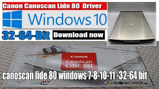 driver canon lide 80  canon canoscan lide 80 windows 10 driver  shtv [upl. by Hogle]