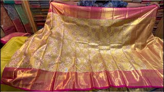 chickpet Bangalore wholesale silk sareesfrom 390Single saree courier available [upl. by Finella]