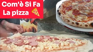 Pizzaiolo 🔥 Prepara la Pizza 🍕 Familiare Come si Fa La pizza [upl. by Allesiram]