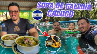 Aquí HACEN las MEJORES SOPAS de GALLINA EN EL SALVADOR 🥵🇸🇻 [upl. by Nyrret]