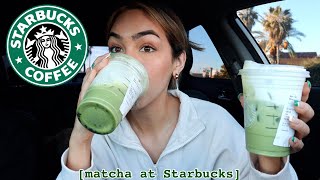 how to order matcha at Starbucks 6 ways [upl. by Hecht]