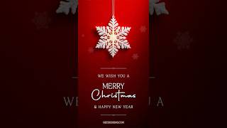 🎄 FREE HD amp 4K Christmas amp New Year Wallpapers amp Greetings 🎅✨” christmaswishes christmasposter [upl. by Nirihs]