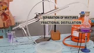 FRACTIONAL DISTILLATION PROCESS [upl. by Auahsoj]