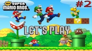 Lets Play New Super Mario Bros DS Episódio 2  Mario Koopa e Mini Mario [upl. by Zhang52]