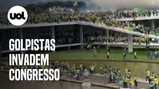 🔴 Ao vivo Terroristas atacam Brasília e invadem Congresso Planalto e STF [upl. by Ysteb]