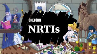 Understanding NRTIs Knights in the Fight Against HIV Part 1  Sketchy Medical  USMLE Step 1 [upl. by Cob]