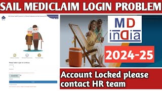 Sail mediclaim policy Login ProblemSolve the problem From HomeOnline modeMD india [upl. by Meadows]